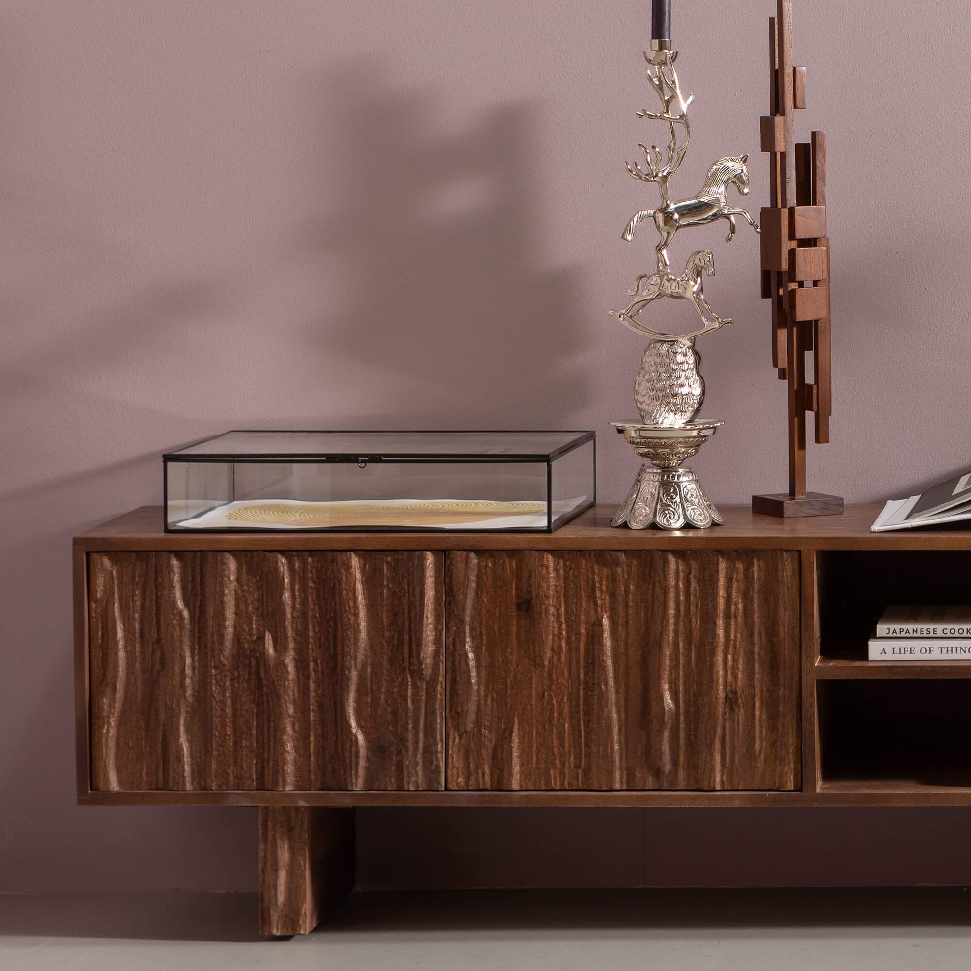 grand meuble tv lavish - l 240 x h 35 x p 46 cm 2 grand meuble tv lavish - l 240 x h 35 x p 46 cm – image 2