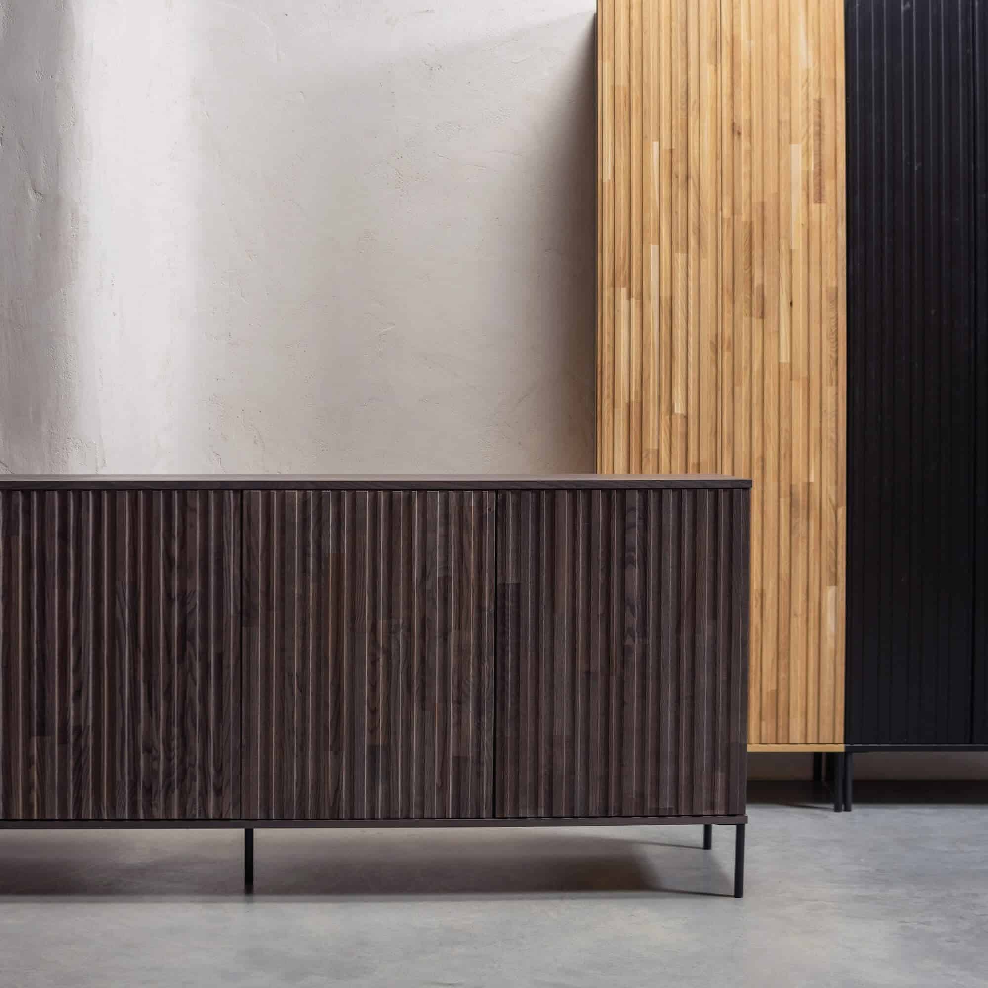 buffet gravure - espresso - l 200 x h 85 cm 3 buffet gravure - espresso - l 200 x h 85 cm – image 3