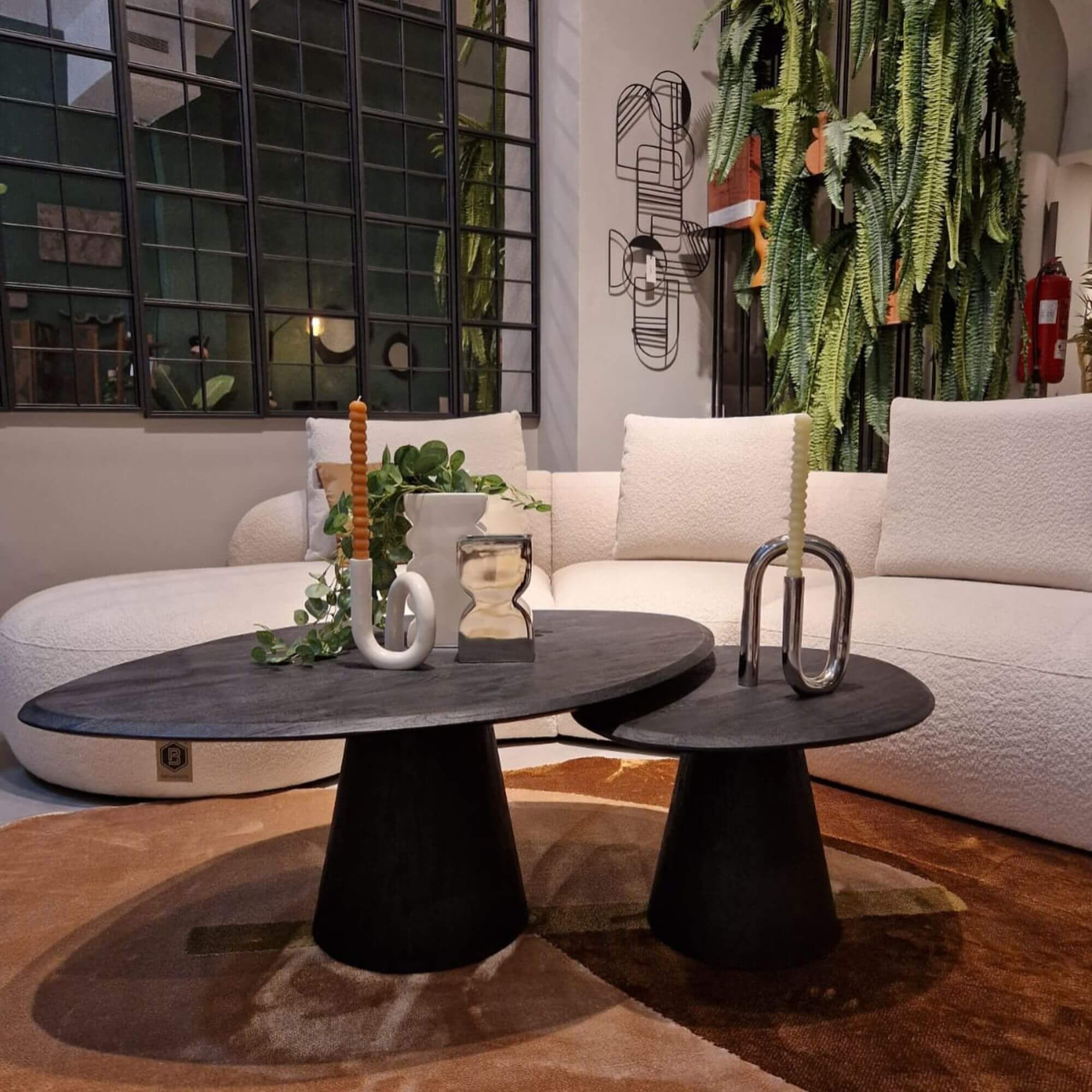 table d'appoint posture - l 70 x h 42 cm - noir 8 table d'appoint posture - l 70 x h 42 cm - noir – image 8