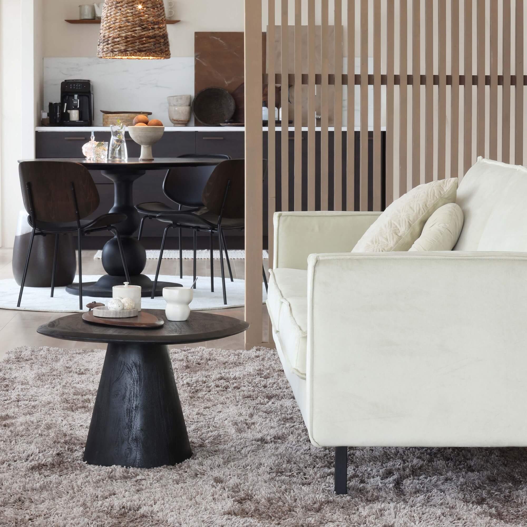 table d'appoint posture - l 70 x h 42 cm - noir 5 table d'appoint posture - l 70 x h 42 cm - noir – image 5