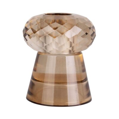 Bougeoir Crystal Art Duo - S - Amber