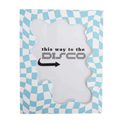 cadre photo wave - bleu - l 20 x h 25 cm