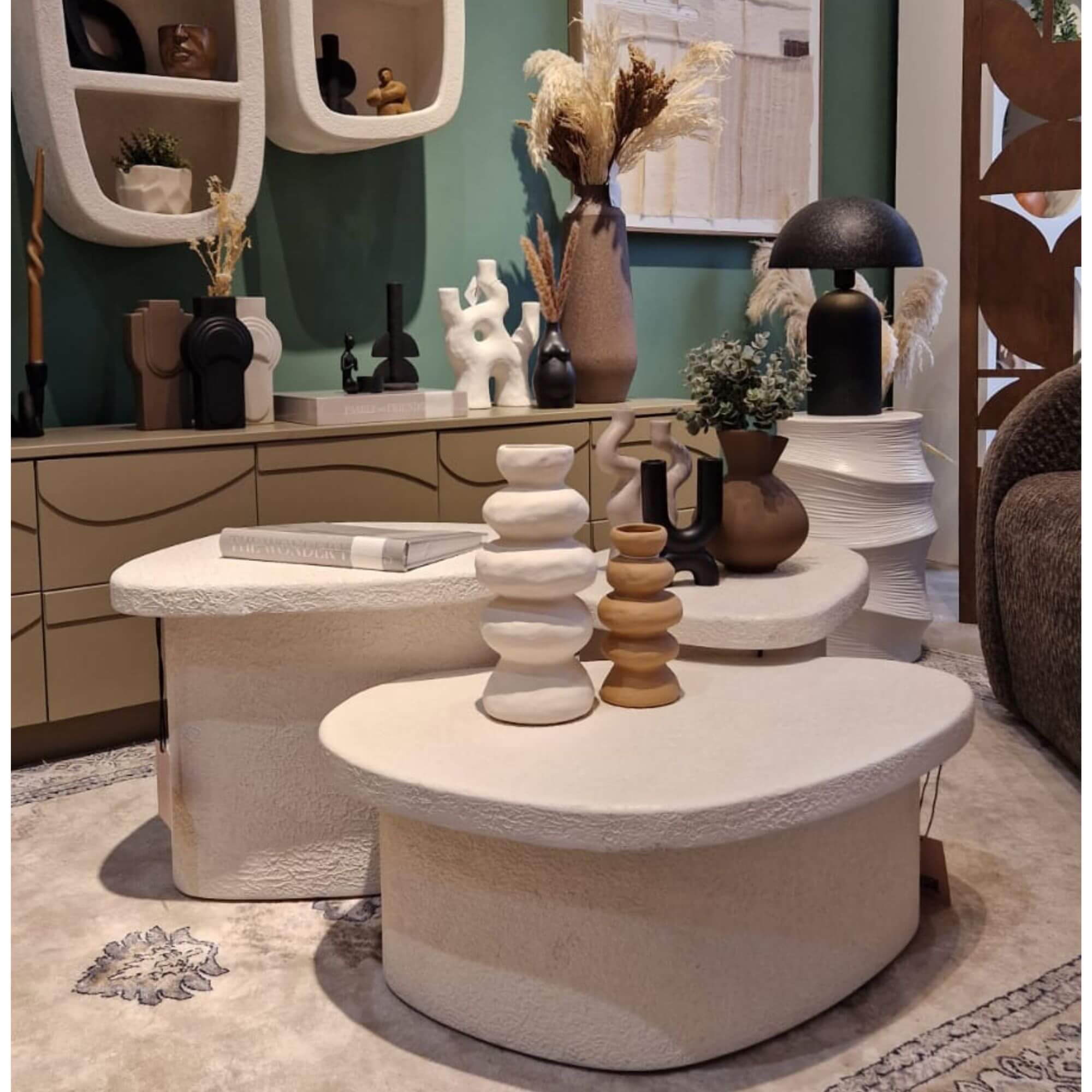 table d'appoint veda - basse - l 57 x h 34 cm 2 table d'appoint veda - basse - l 57 x h 34 cm – image 2