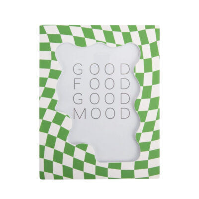 cadre photo wave - vert - l 18 x h 23 cm