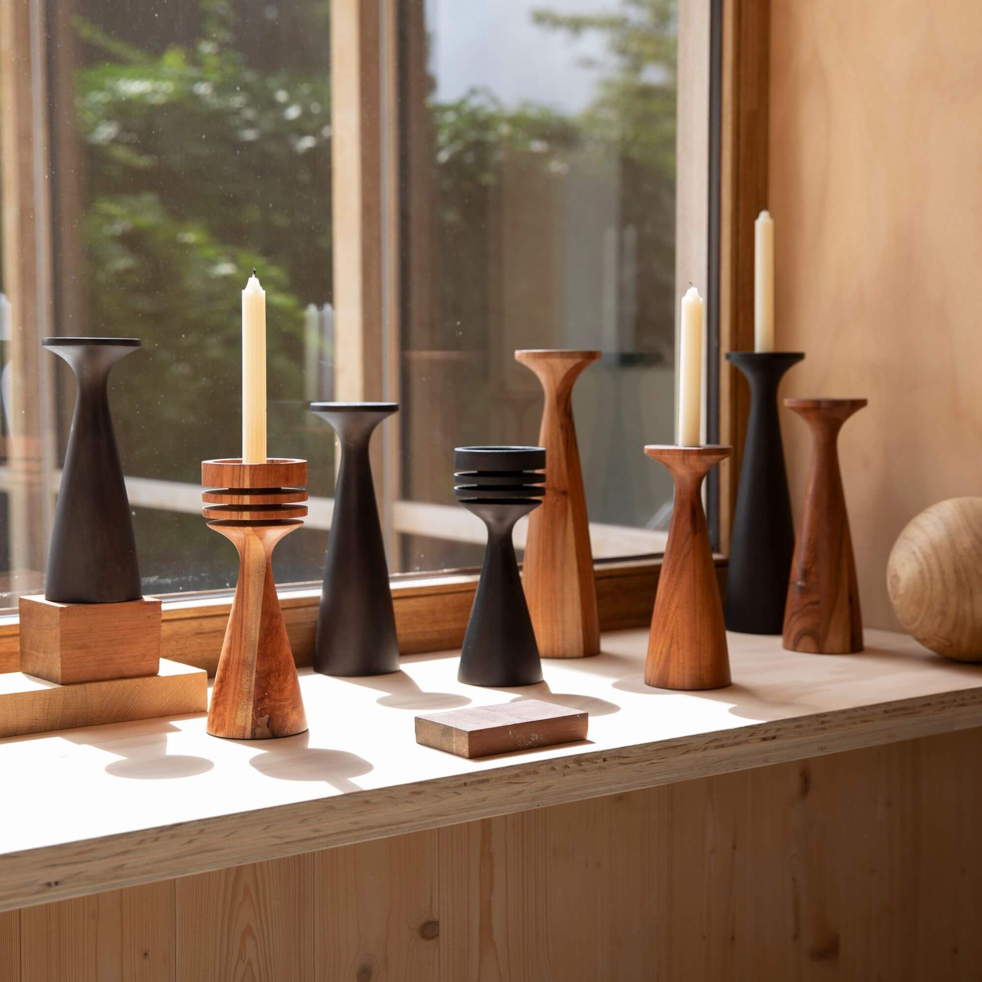 bougeoir flames - l - ø 10 x h 35 cm 5 bougeoir flames - l - ø 10 x h 35 cm – image 5