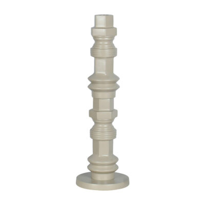 Bougeoir Totem - Taupe - M