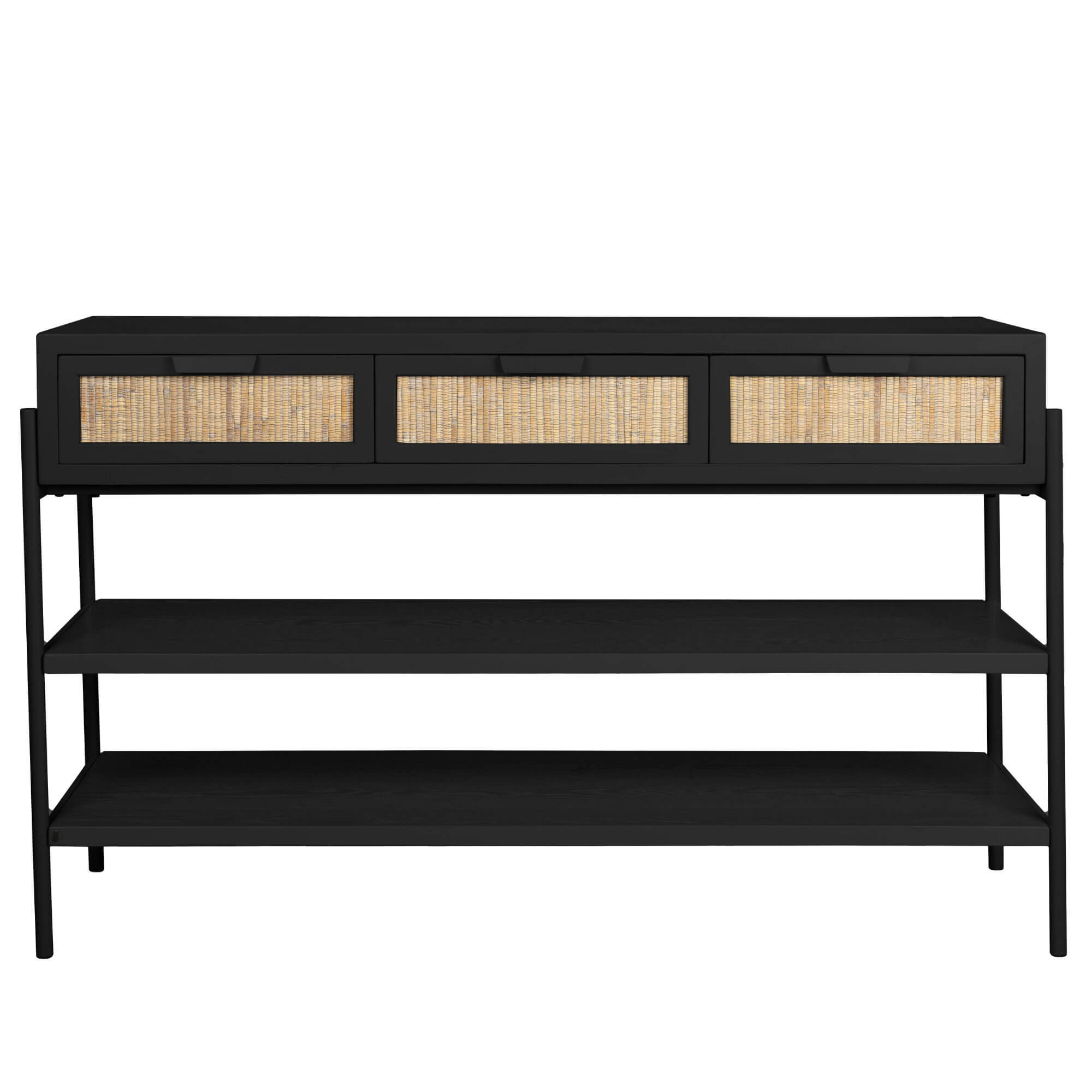 console yasu - noir - l 120 x h 75 cm 3 console yasu - noir - l 120 x h 75 cm – image 3