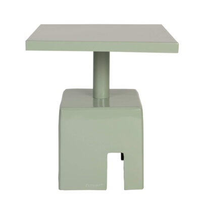 home 66 table d'appoint chubby - vert - l 40 x h 45 cm