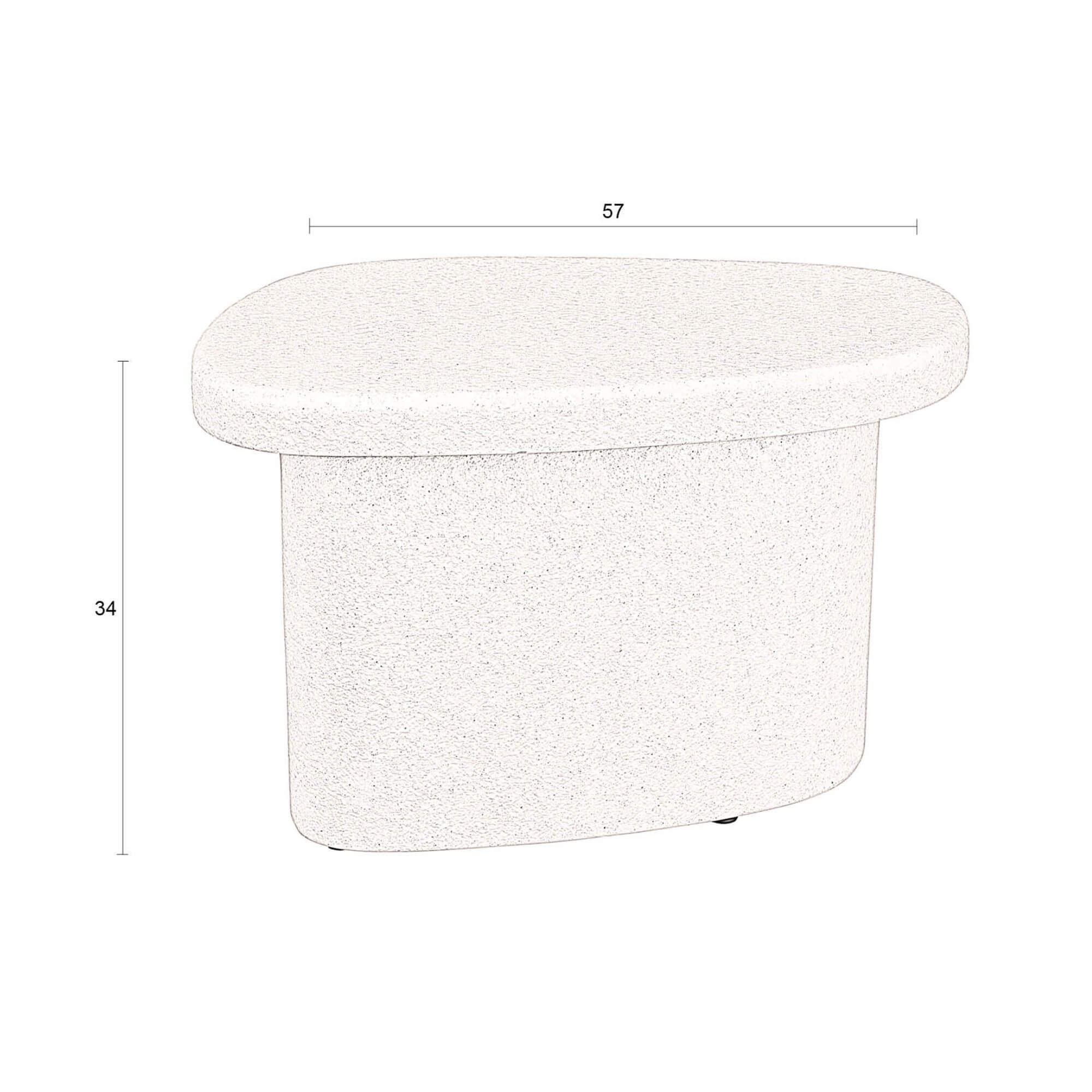 table d'appoint veda - basse - l 57 x h 34 cm 14 table d'appoint veda - basse - l 57 x h 34 cm – image 14