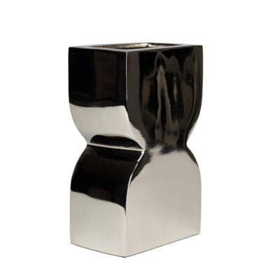 vase cones - s - silver