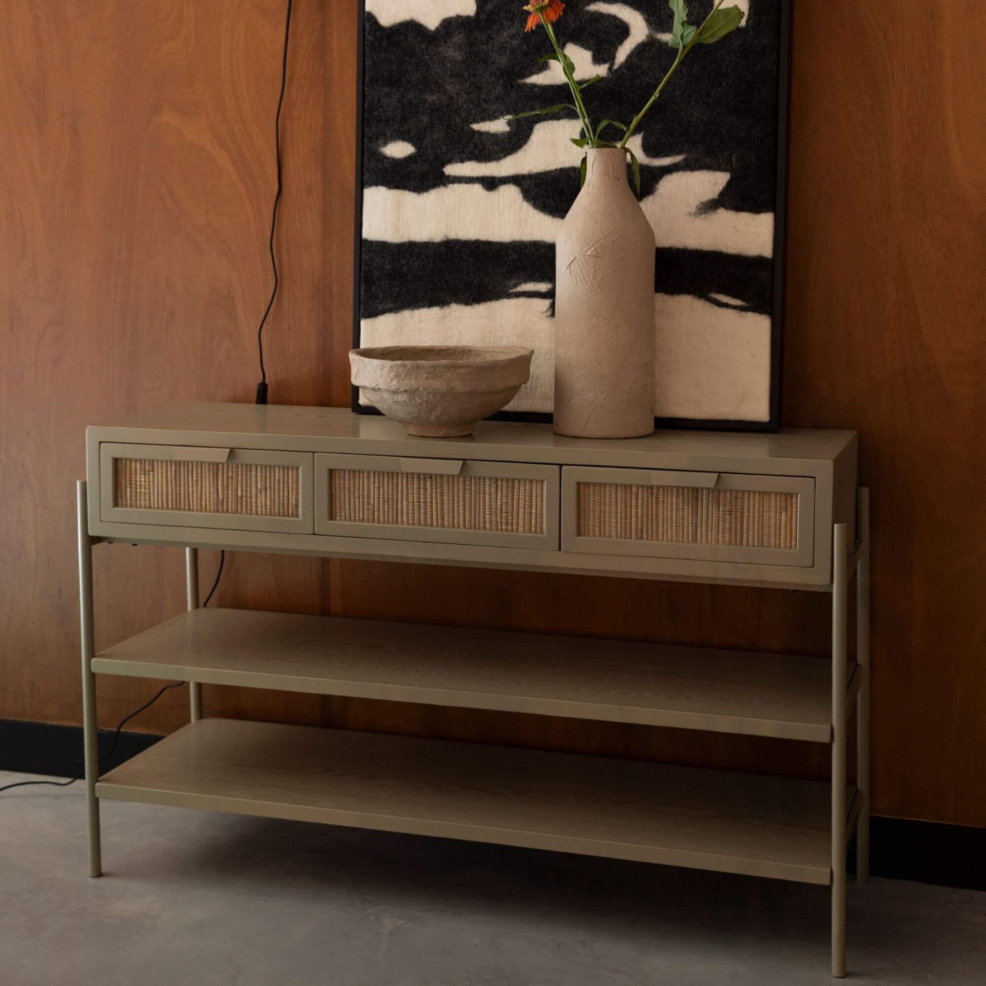 console yasu - taupe - l 120 x h 75 cm 2 console yasu - taupe - l 120 x h 75 cm – image 2