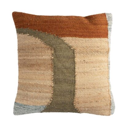 Coussin Pavilion - Laine/Jute/coton - 45 x 45 cm