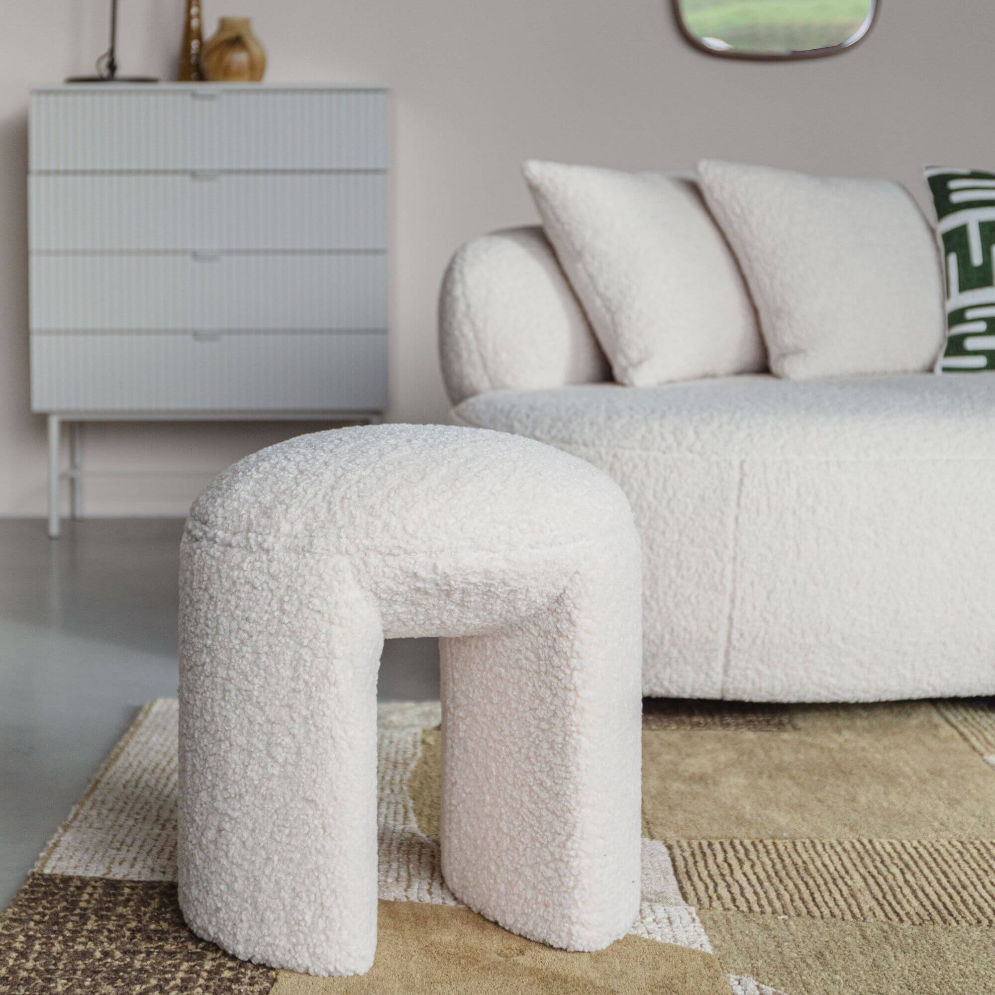 pouf noxx - ø 42 x h 46 cm 2 pouf noxx - ø 42 x h 46 cm – image 2