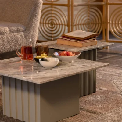 Table basse Clayton - L 60 x H 31 cm