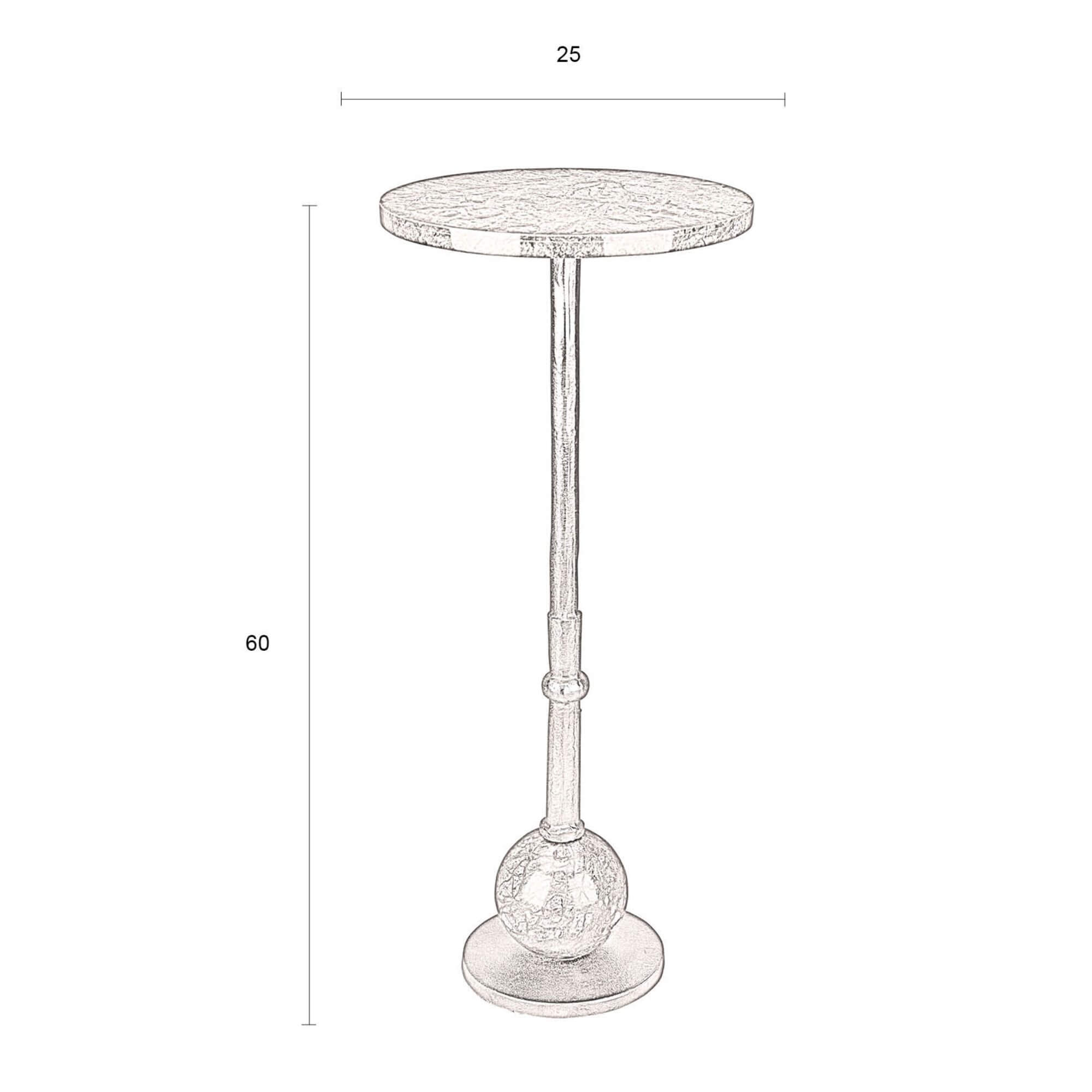 table d'appoint everest - ø 25 x h 60 cm 5 table d'appoint everest - ø 25 x h 60 cm – image 5