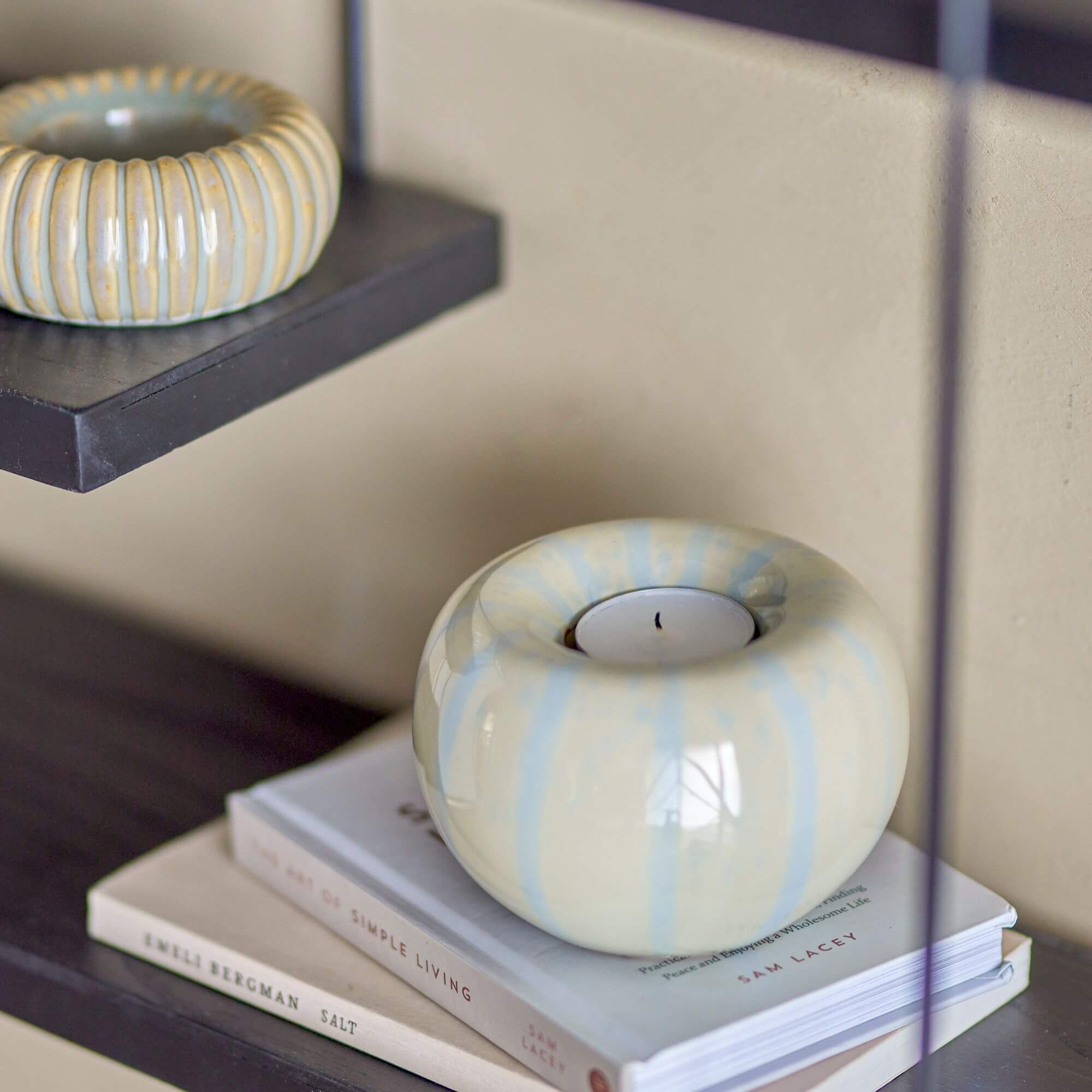 photophore agate - ø 11 x h 7,5 cm 2 photophore agate - ø 11 x h 7,5 cm – image 2