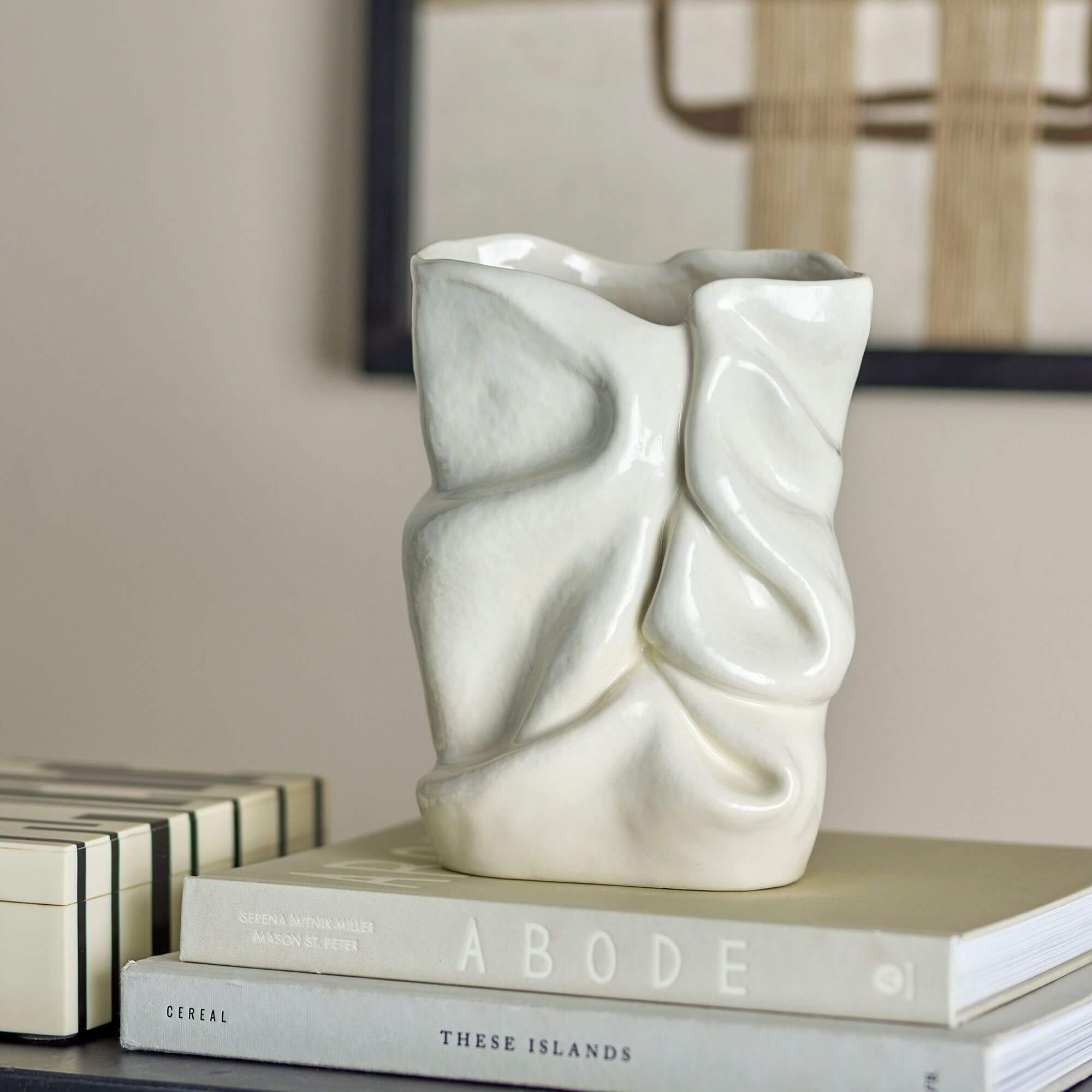 vase fabrice - l 16 x h 21,5 cm 2 vase fabrice - l 16 x h 21,5 cm – image 2