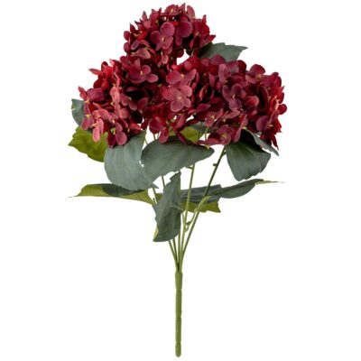 Tige Hydrangea Red - Ø 30,5 x H 38 cm