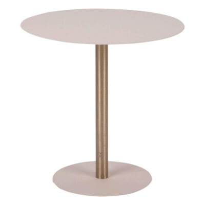 Table d'appoint Dex - Taupe - Ø 50 x H 51 cm