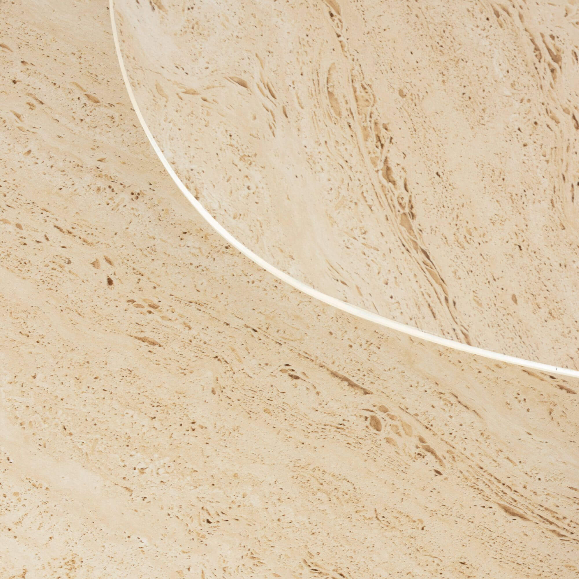 set de 3 tables d'appoint faiz - travertin 2 set de 3 tables d'appoint faiz - travertin – image 2