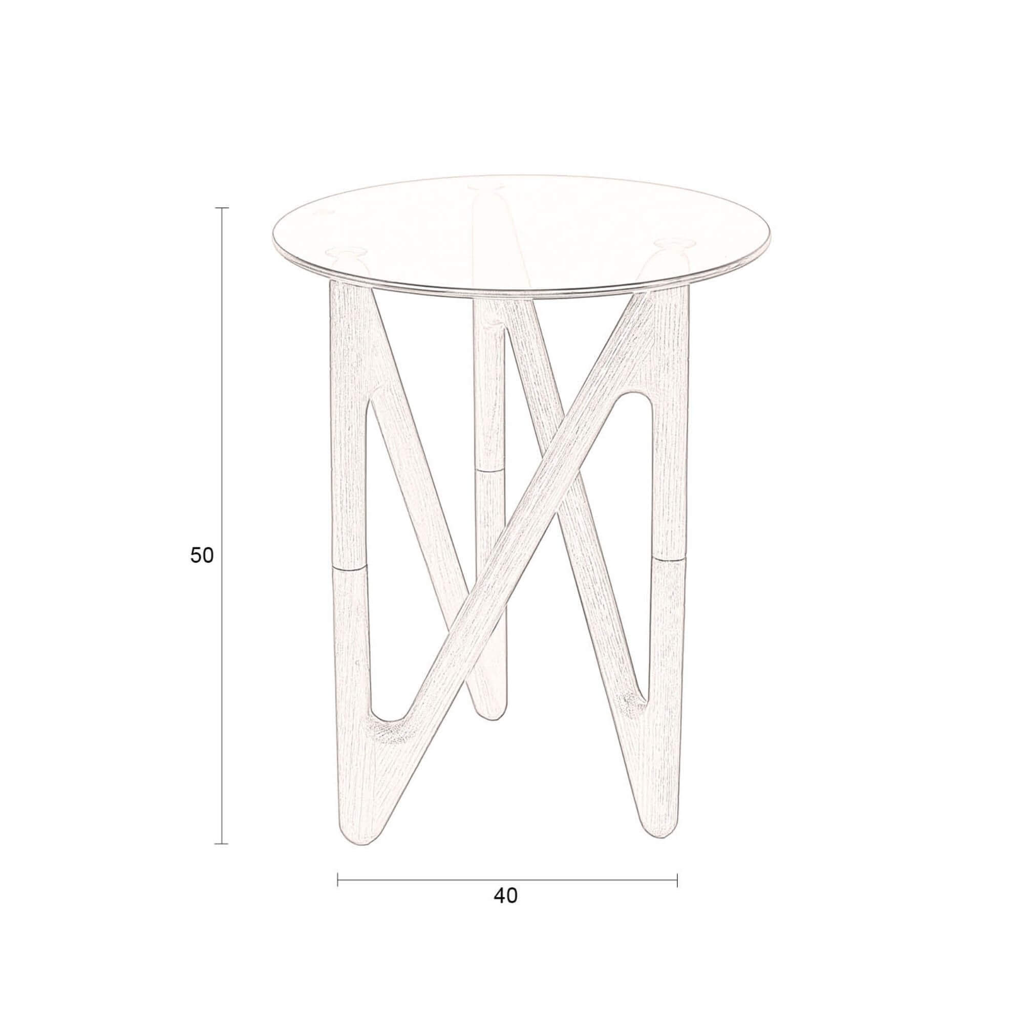 table d'appoint naia - ø 40 x h 50 cm 8 table d'appoint naia - ø 40 x h 50 cm – image 8