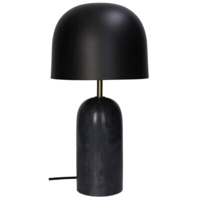 Lampe à poser Nash - Ø 20 x H 39 cm - Marbre gris