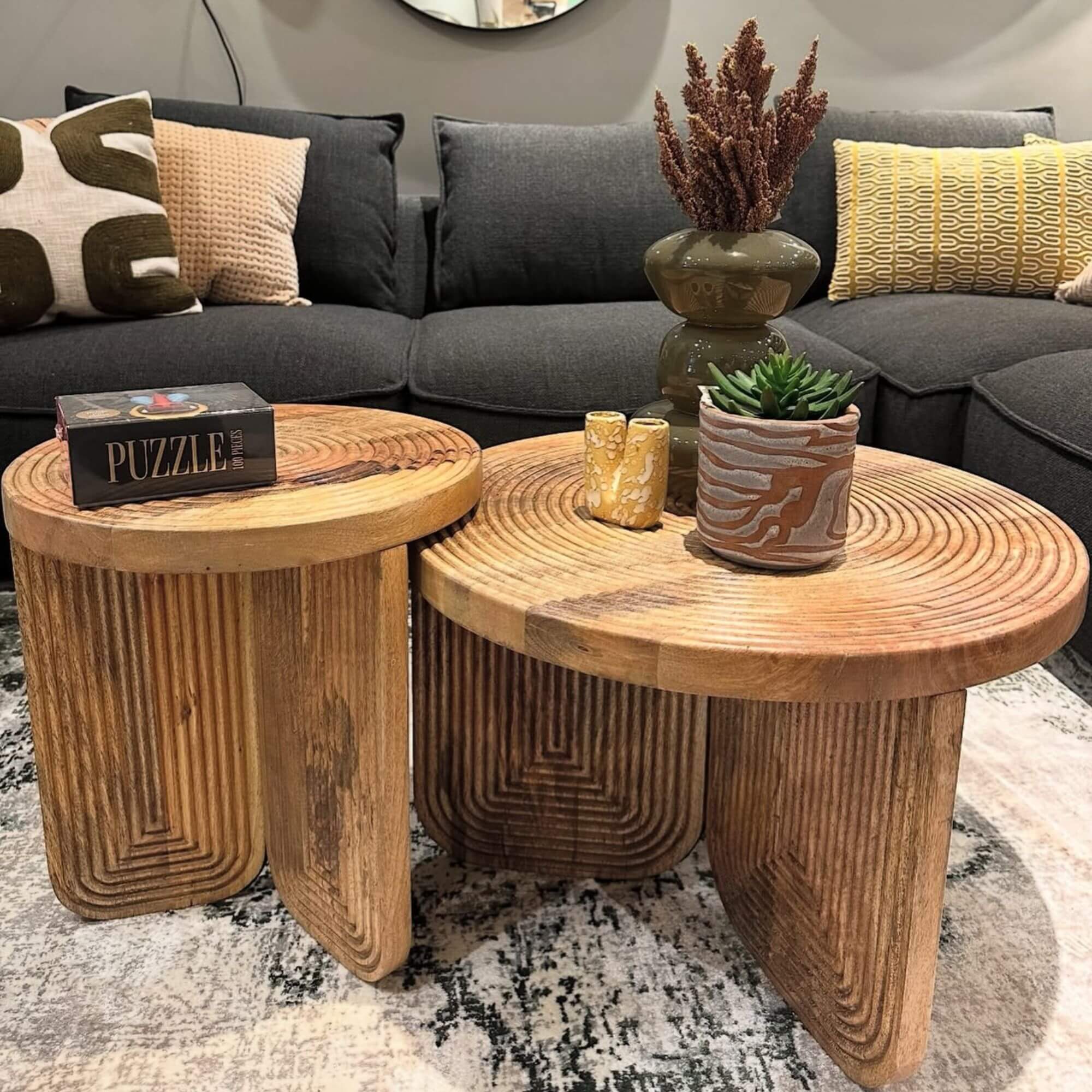 table basse maeze - ø 60 x h 40 cm 2 table basse maeze - ø 60 x h 40 cm – image 2