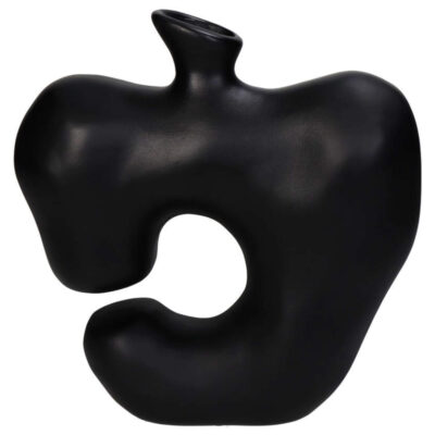 Vase Frida - Noir - Ø 23 x H 24 cm