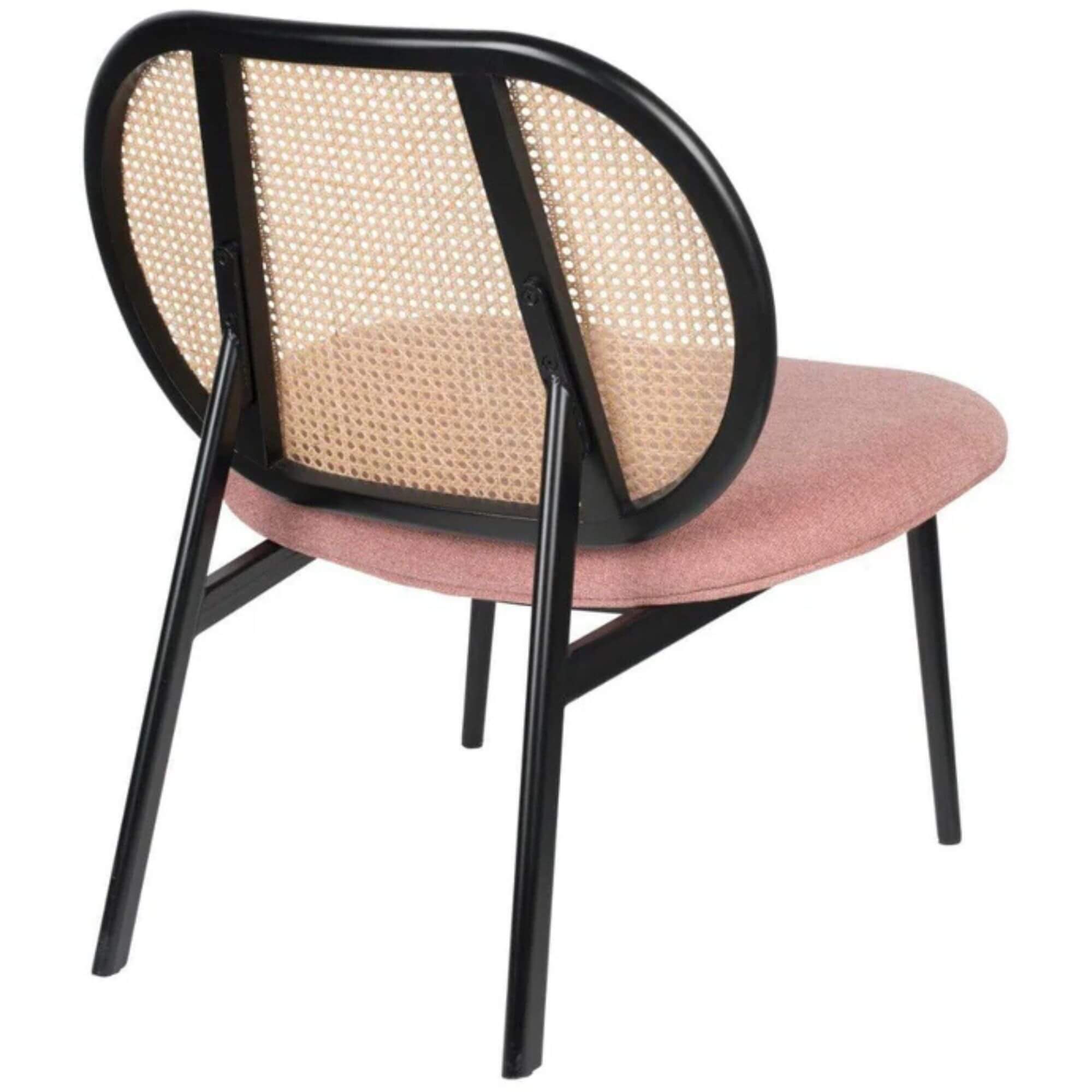 fauteuil lounge spike - cannage/rose 9 fauteuil lounge spike - cannage/rose – image 9