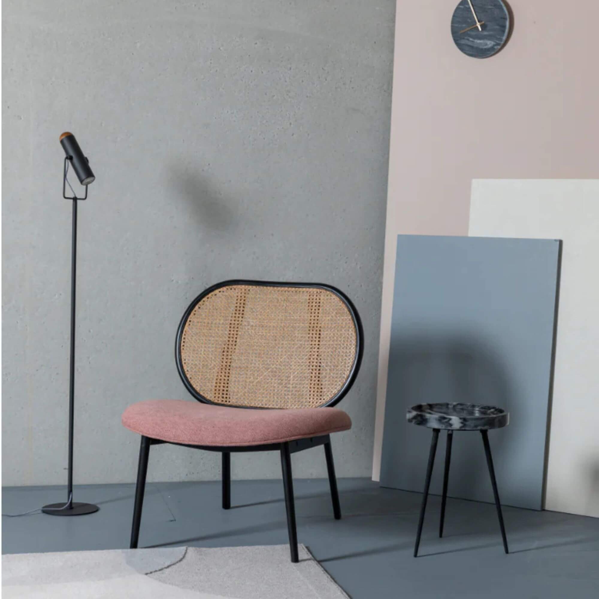 fauteuil lounge spike - cannage/rose 8 fauteuil lounge spike - cannage/rose – image 8