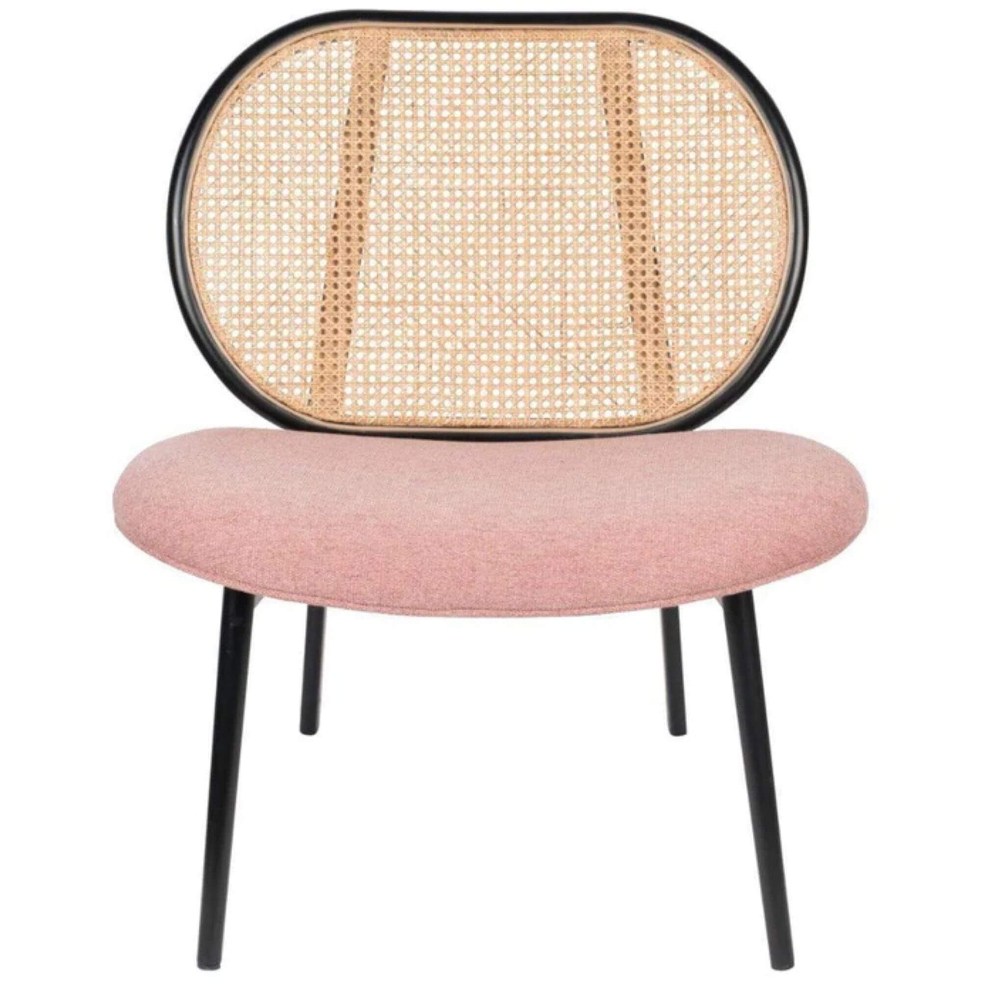 fauteuil lounge spike - cannage/rose 12 fauteuil lounge spike - cannage/rose – image 12