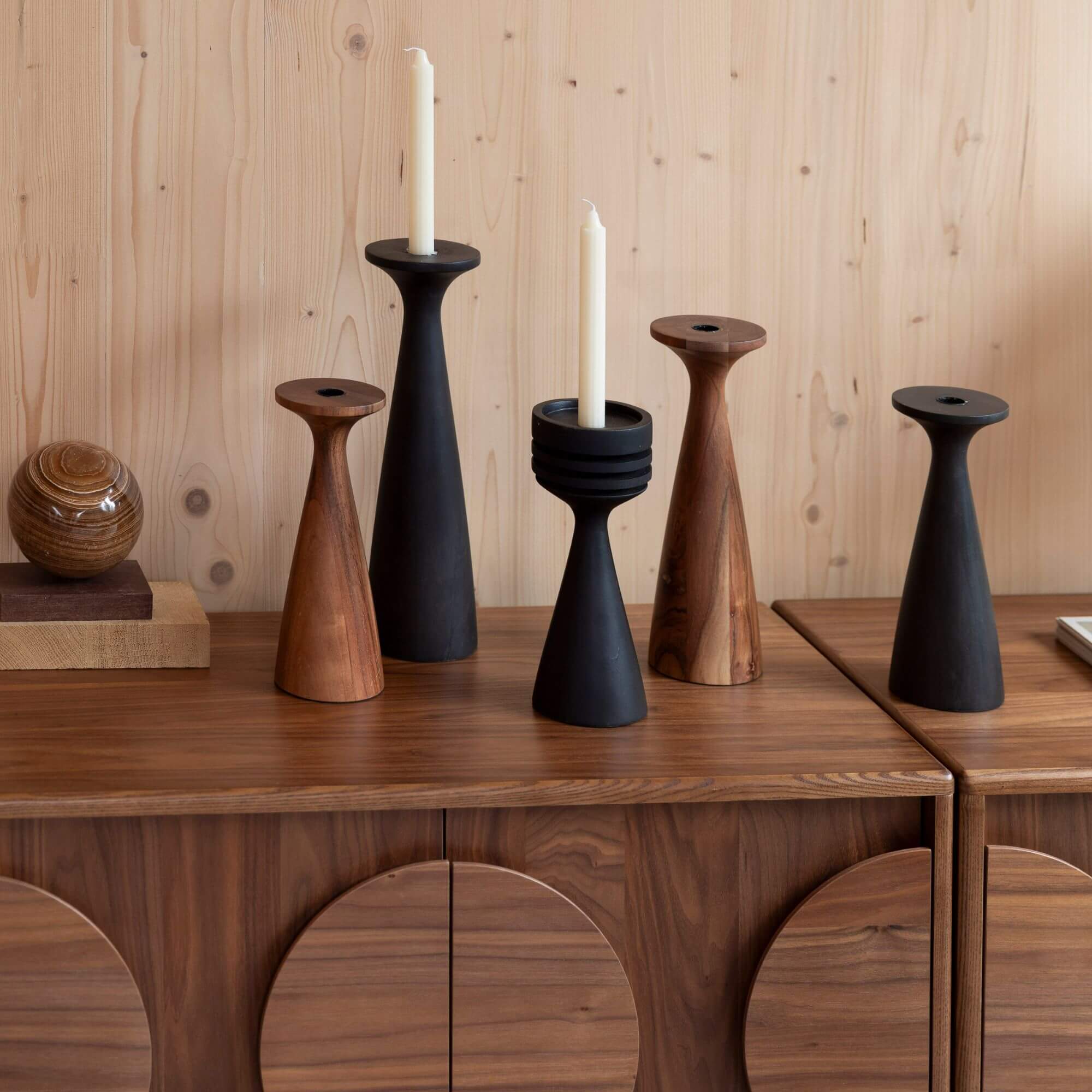 bougeoir hoover - noir - ø 9 x h 26 cm 3 bougeoir hoover - noir - ø 9 x h 26 cm – image 3