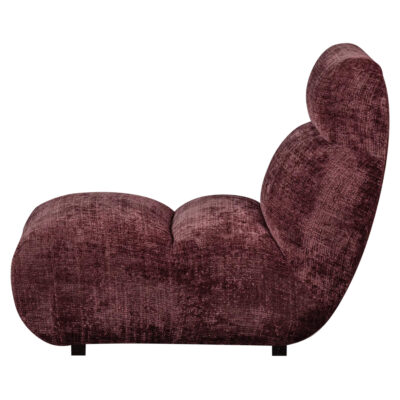 Fauteuil Lounge Observe - Burgundy