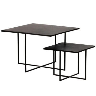 Set de 2 tables basses Olan