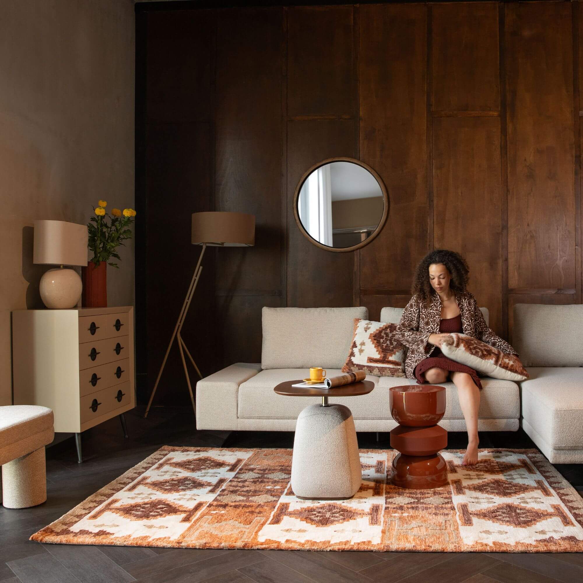 table d'appoint shelly - ø 48 x h 51,5 cm 2 table d'appoint shelly - ø 48 x h 51,5 cm – image 2