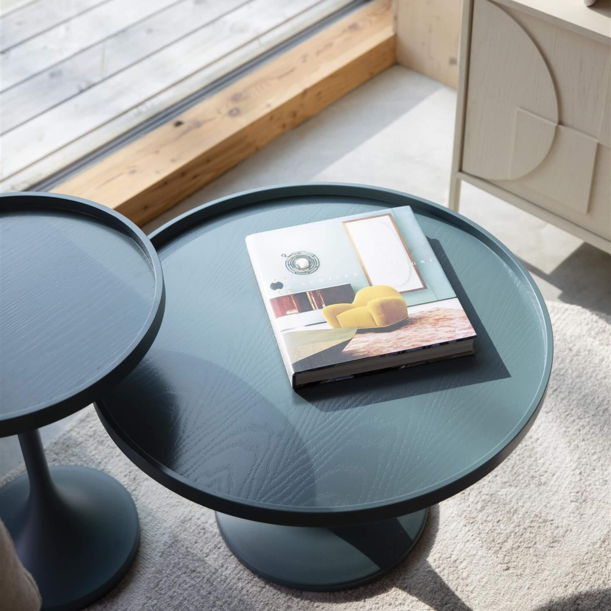 table basse jason - bleu 2 table basse jason - bleu – image 2