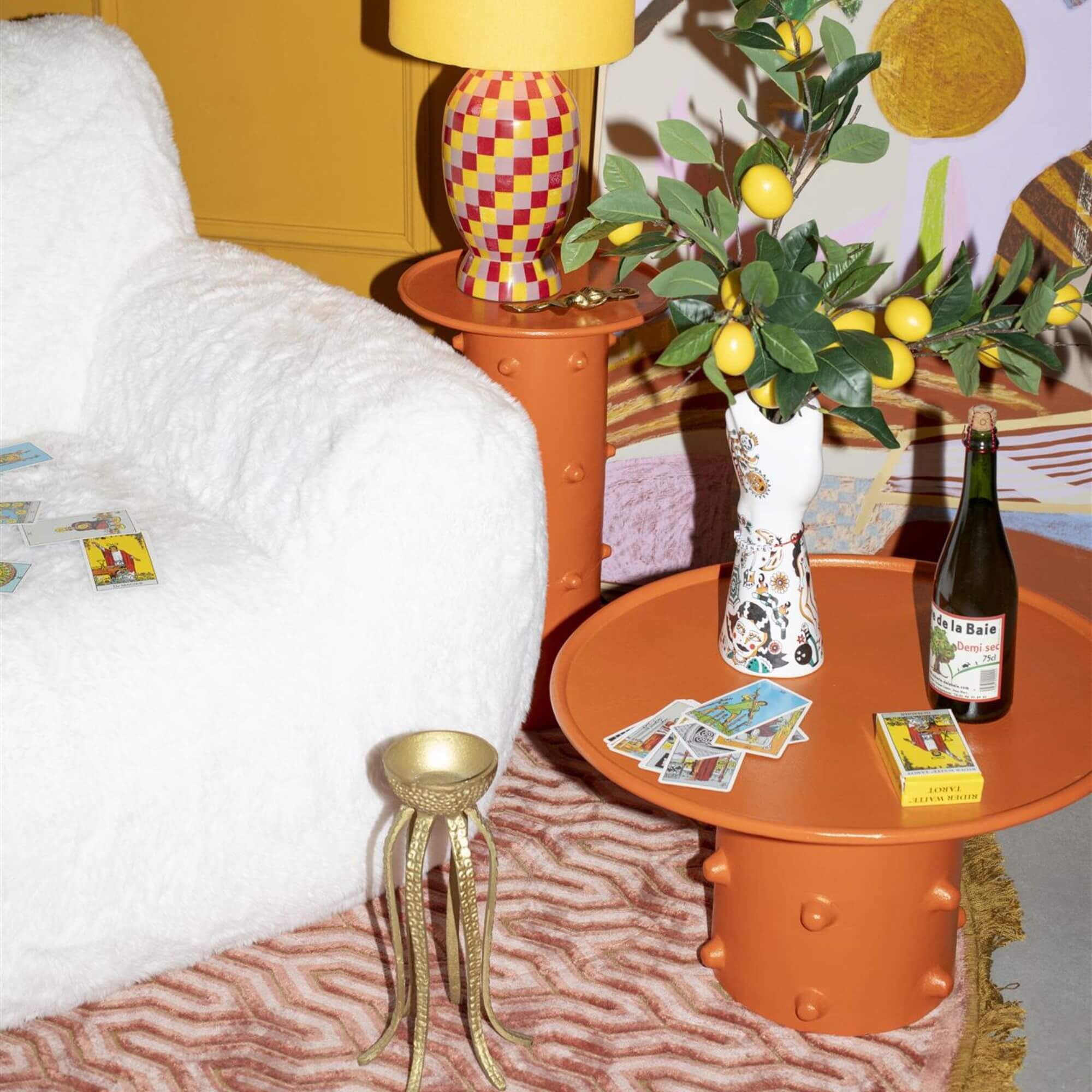 table d'appoint pinch - ø 33 x h 55 cm 2 table d'appoint pinch - ø 33 x h 55 cm – image 2