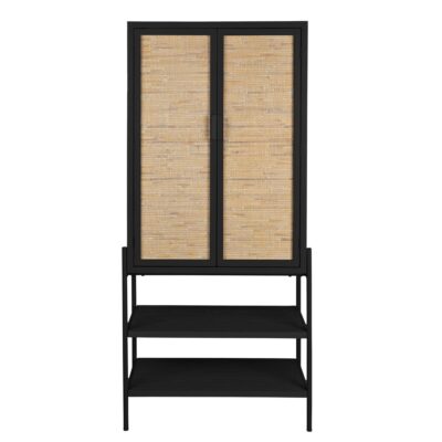 cabinet yasu - h 160 x l 70 cm - noir