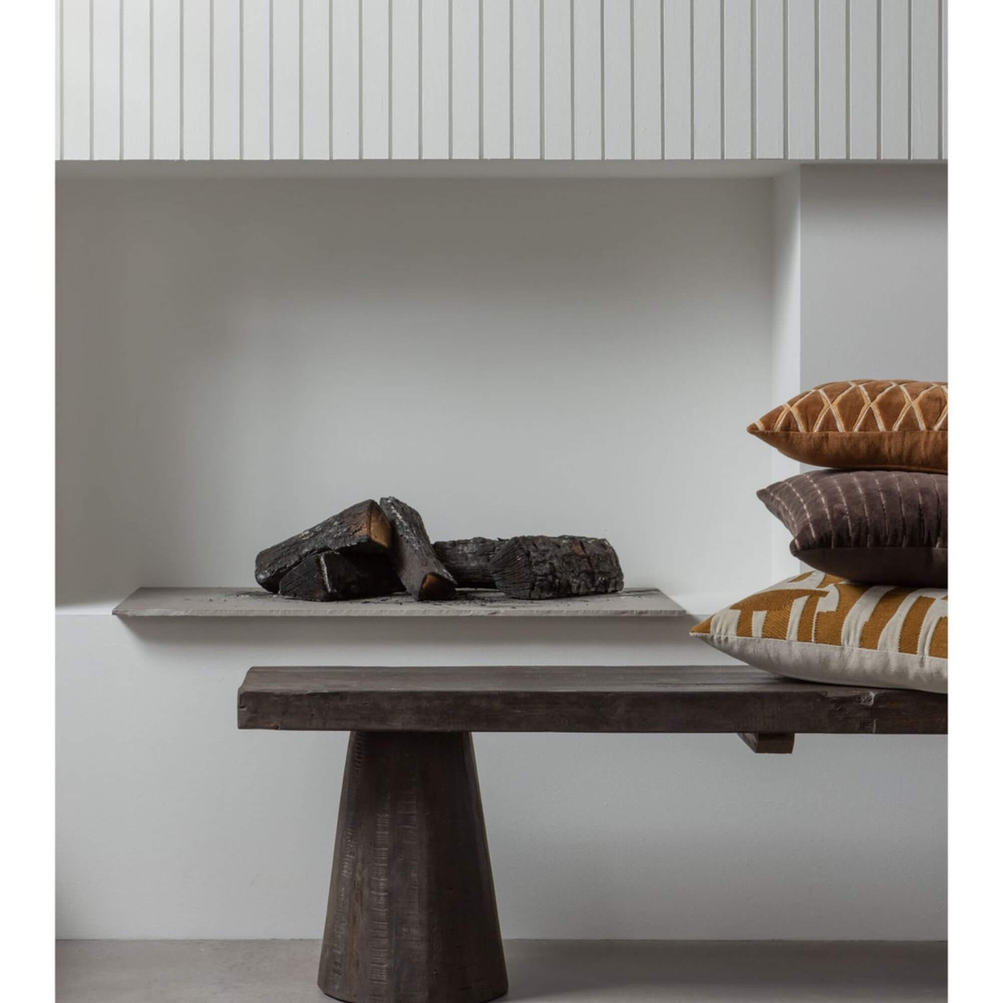 banc clyde - l 150 x h 45 cm - mango 2 banc clyde - l 150 x h 45 cm - mango – image 2