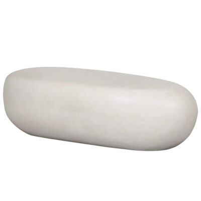 grande table basse pebble - indoor/outdoor - l 100 x h 28 cm