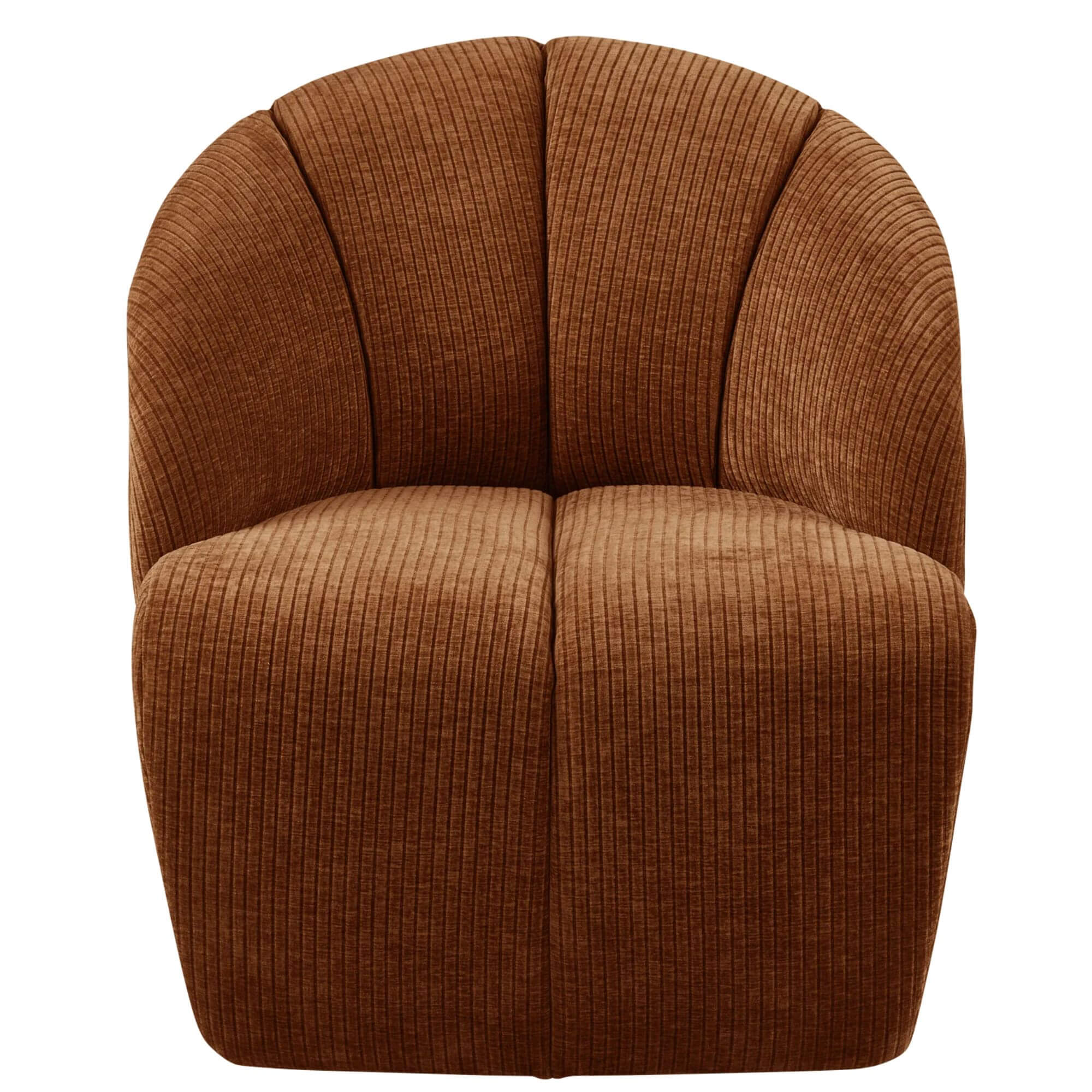 fauteuil mojo - pivotant - côtelé rust 3 fauteuil mojo - pivotant - côtelé rust – image 3