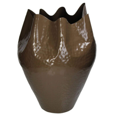 Vase Echo - Ø 33 x H 46 cm - Marron