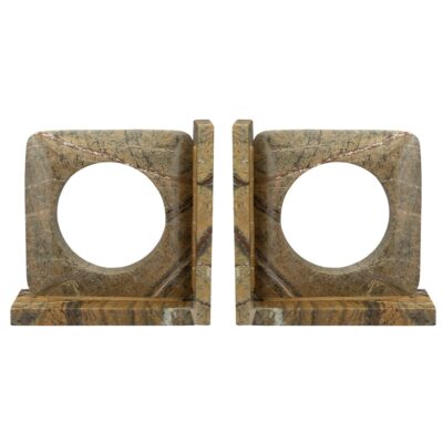 home 16 set serre-livres satpur - marbre