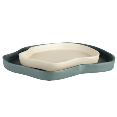 home 12 set de 2 plateaux revolt - alu