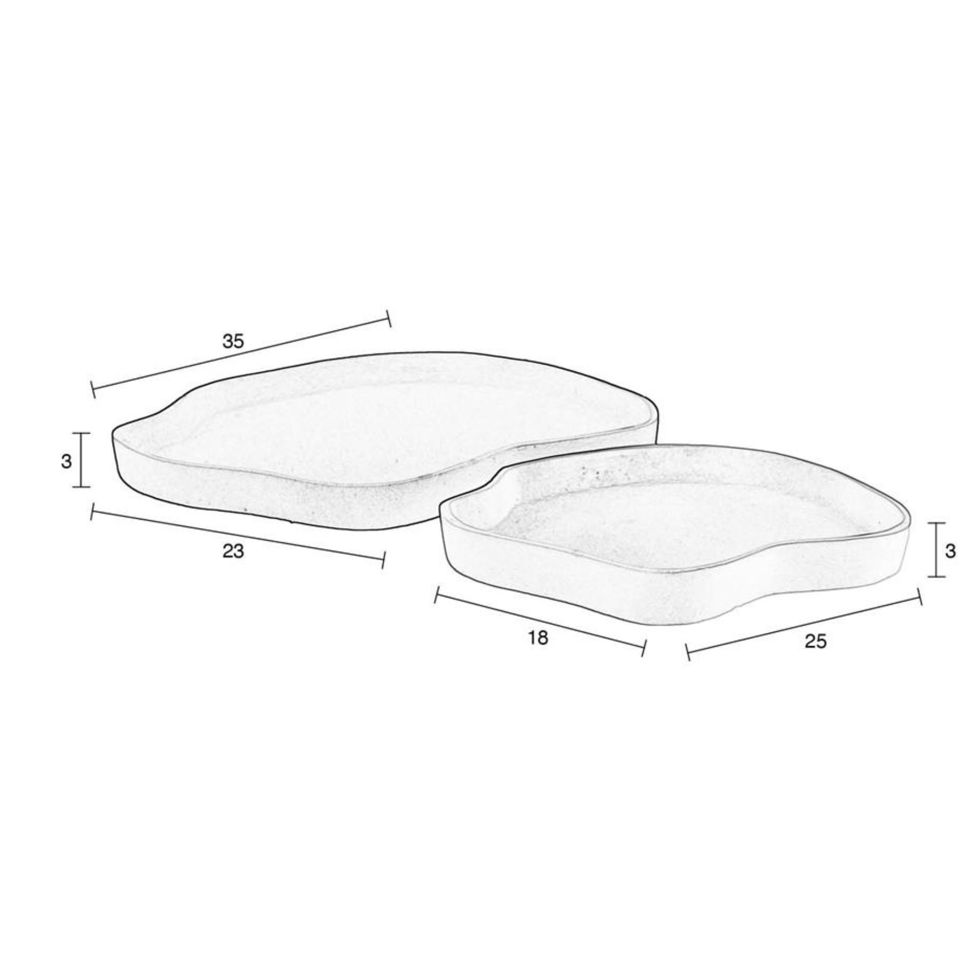 set de 2 plateaux revolt - alu 7 set de 2 plateaux revolt - alu – image 7