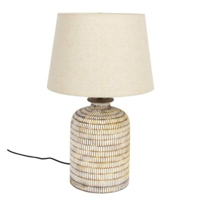 lampe à poser russel - ø 23 x h 62 cm