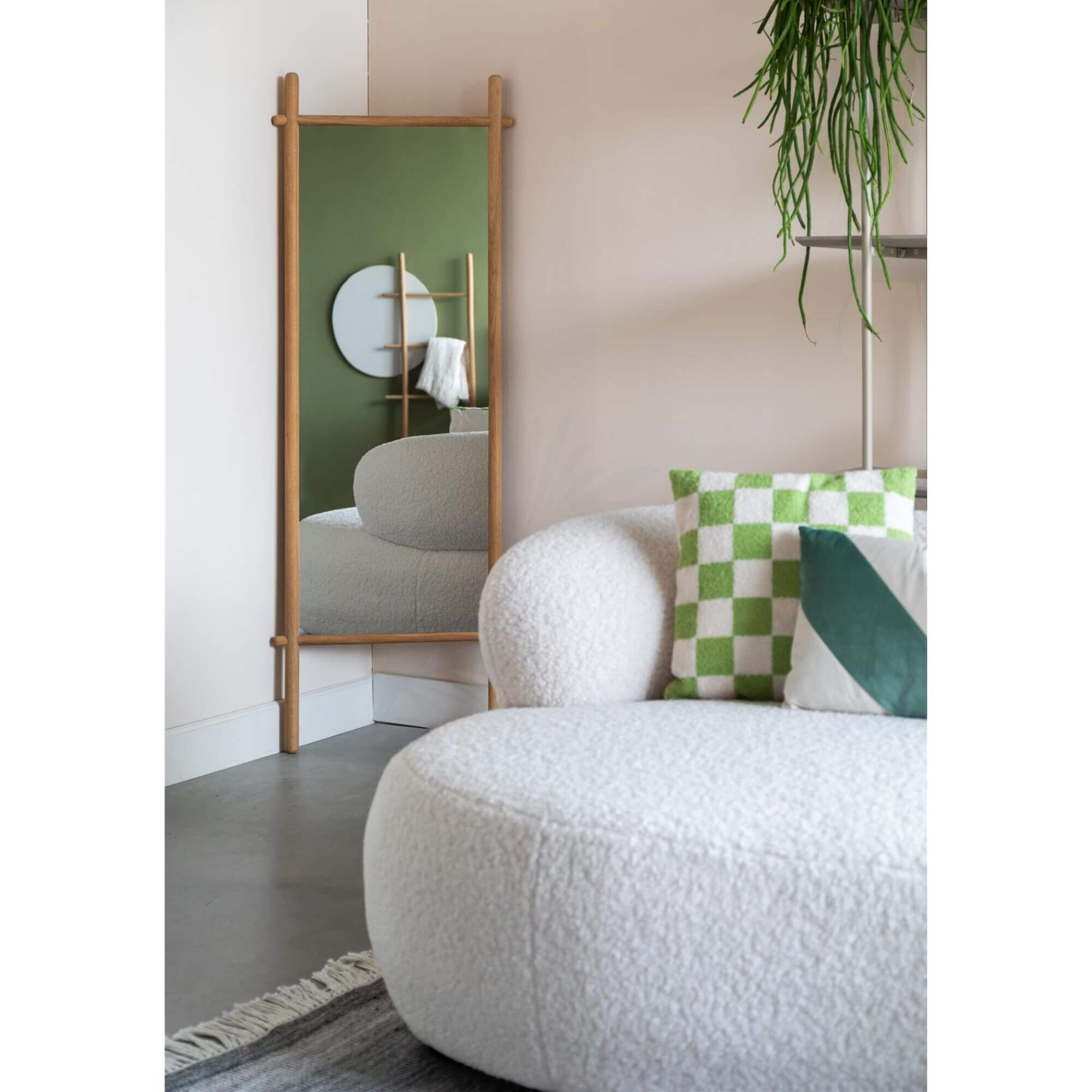 miroir solene - h 160 x l 58 cm - chêne 2 miroir solene - h 160 x l 58 cm - chêne – image 2