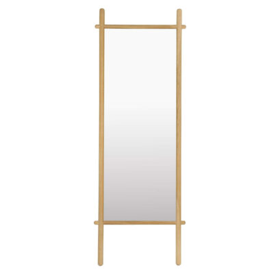 home 14 miroir solene - h 160 x l 58 cm - chêne