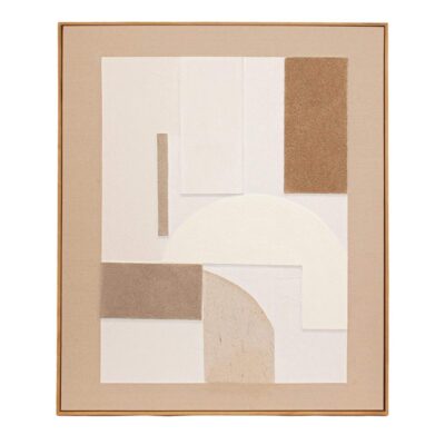 tableau kediri - l 80 x h 100 cm - fait main