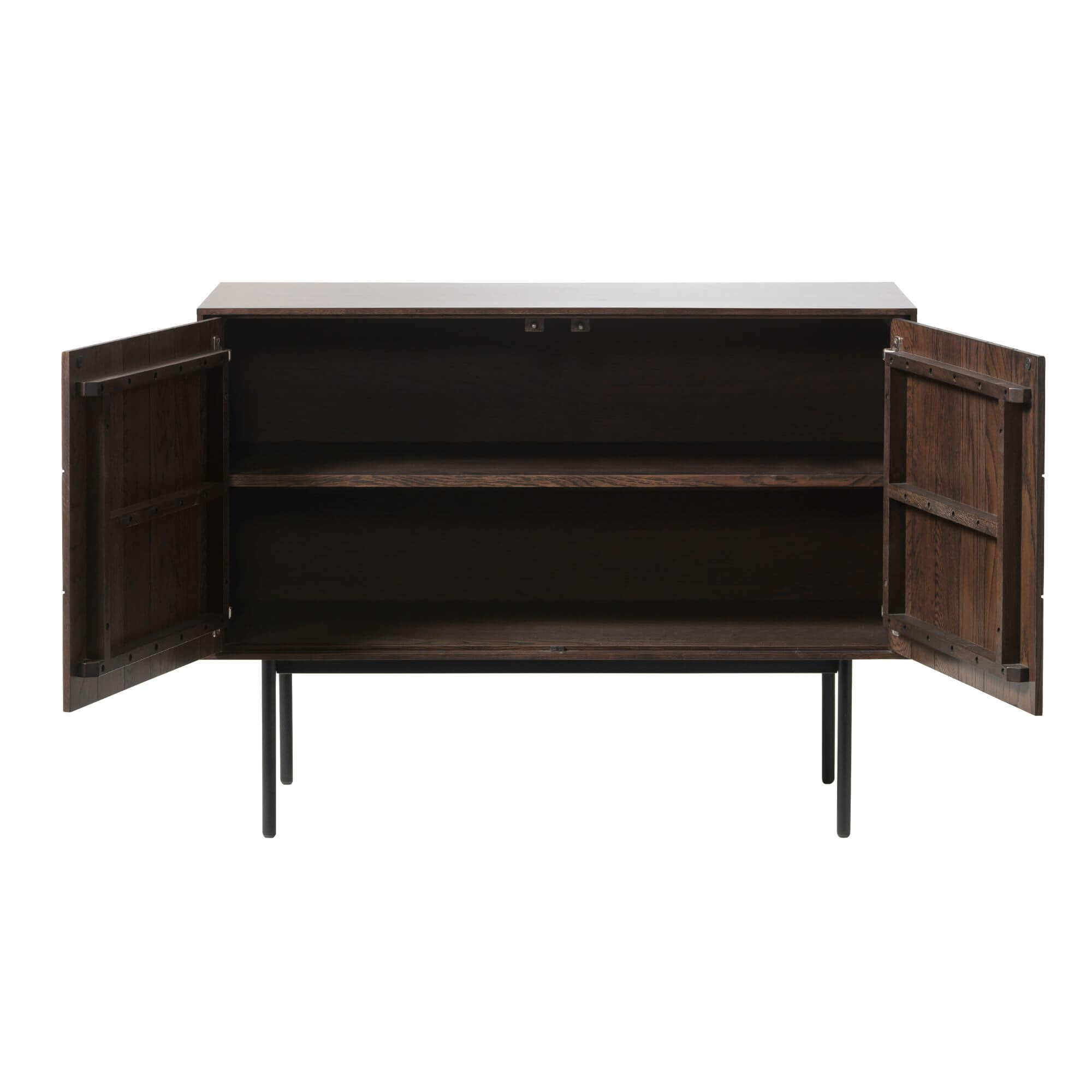 commode latina 2 portes – chêne foncé 3 commode latina 2 portes – chêne foncé – image 3